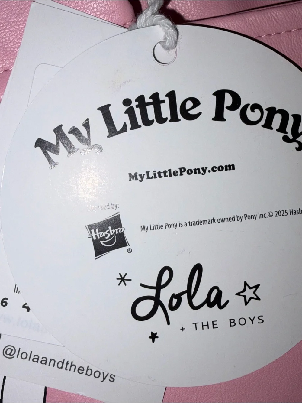 Lola and the Boys X My Little Pony Pink Believe Faux Leather Jacket sz 5 NWT